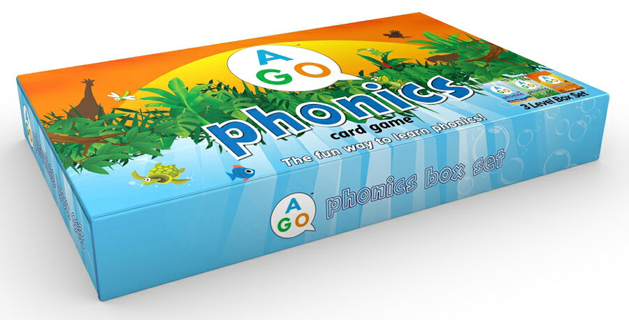 AGO　カードゲーム・フォニックス　レベル1　AGO　Card　Game　Phonics　Aqua　（Level　1）