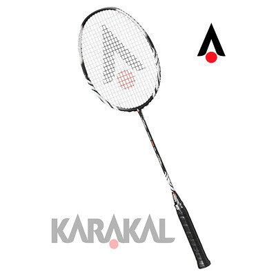 楽天市場】karakal バドミントンラケット SL-70 ホワイト KB 1250N