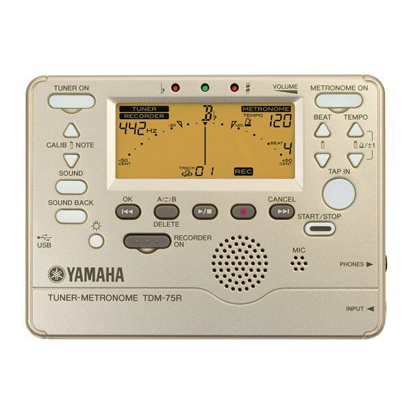 楽天市場】ヤマハ ヤマハ チューナーメトロノーム TDM-75DCD チップ