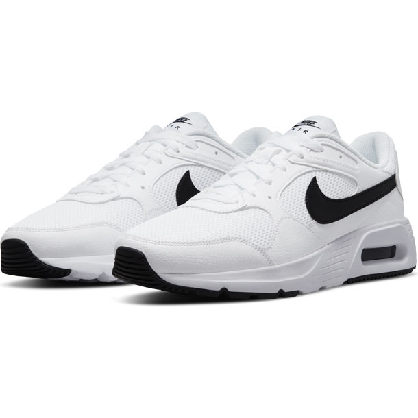 NIKE ナイキ AIR MAX SC エアマックス SC スニーカー メンズ スポーツカジュアルシューズ 24cm 102 ホワイト/ブラック/ホワイト NJP-CW4555102-102
