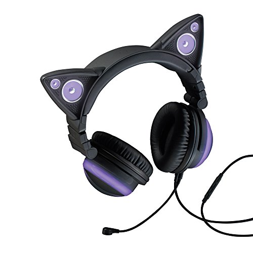楽天市場】LED付き 高機能 ネコ耳ヘッドフォン (AXENT WEAR) Cat Ear