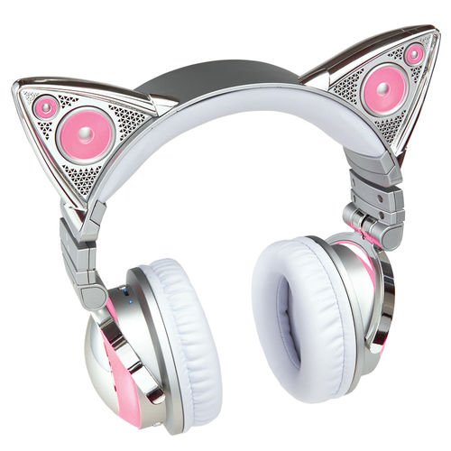 楽天市場】LED付き 高機能 ネコ耳ヘッドフォン (AXENT WEAR) Cat Ear