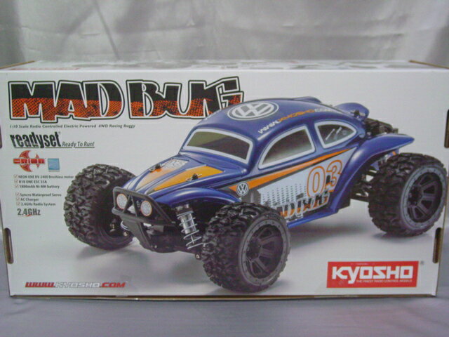 楽天市場】京商 1/10 電動 4WD モンスタートラック KB10W マッドワゴン