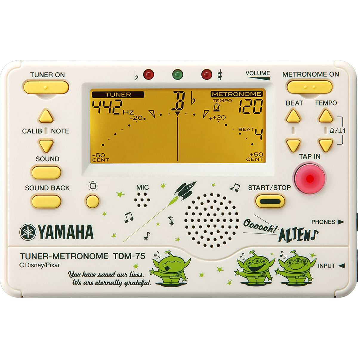 楽天市場】ヤマハ ヤマハ チューナーメトロノーム TDM-75DCD チップ