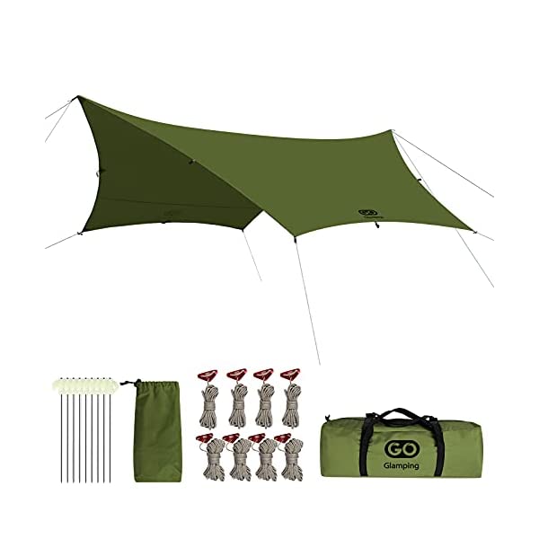 楽天市場】GOGlamping タープ tc ヘキサタープ ポリコットン 焚き火