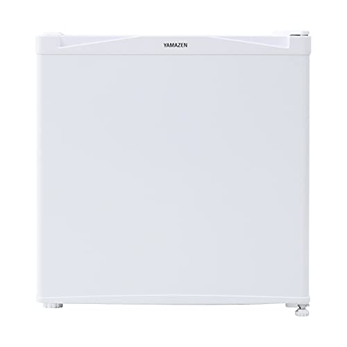 山善 YAMAZEN 冷蔵庫 46L 小型 1ドア 右開き 幅47cm 一人暮らし 静音 温度調節7段階 製氷スペース付き ホワイト YFR-51 W メーカー保証1年