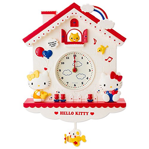 Hello Kitty お菓子の家 振り子時計 サンリオ2005 【超レア】美品 新品