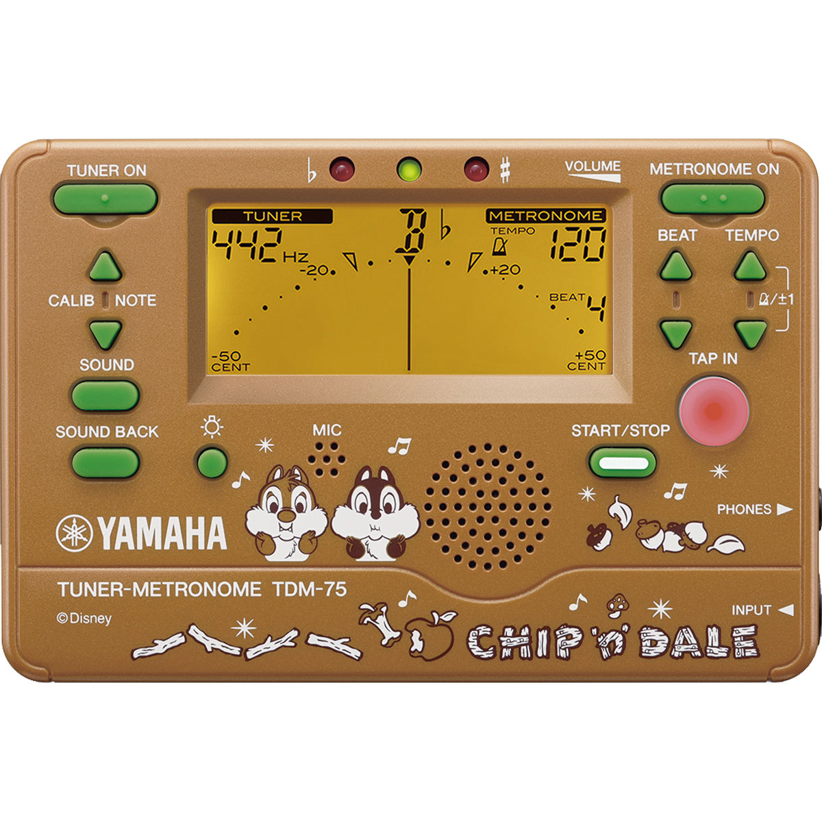 楽天市場】ヤマハ ヤマハ チューナーメトロノーム TDM-75DCD チップ