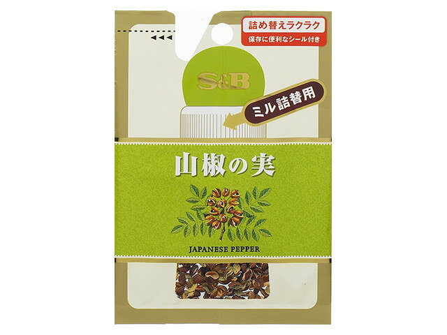 楽天市場】ヱスビー食品 S＆B 山椒の実 ミル詰替用 袋入り(5g) | 価格