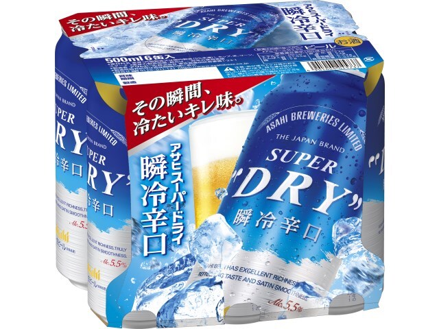 楽天市場】アサヒビール アサヒ スーパードライ 瞬冷辛口 6缶パック