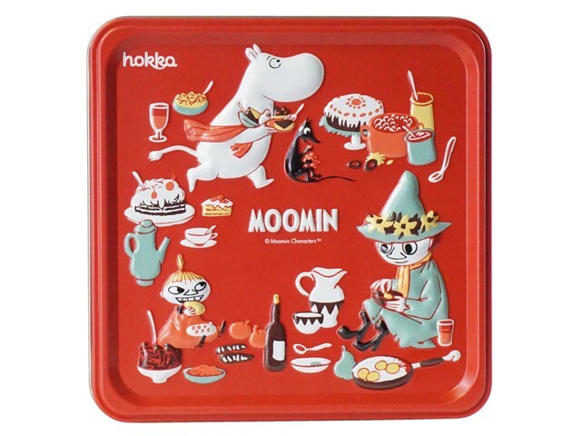 ムーミンビスケット缶　ラズベリー