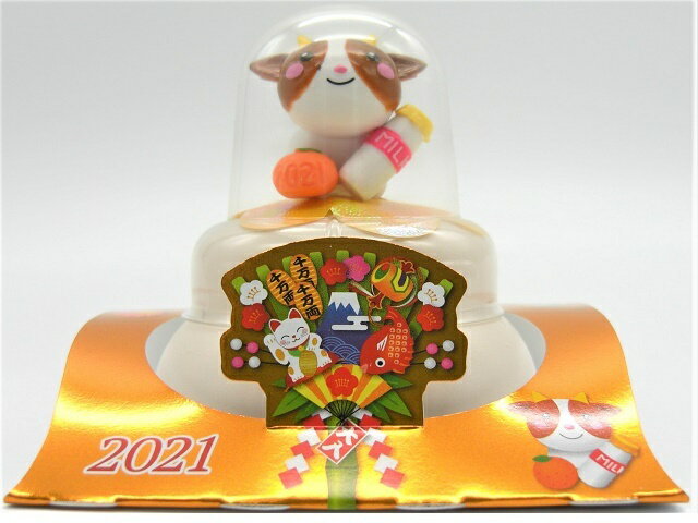 楽天市場】越後製菓 越後製菓 丸餅入 招福 干支うし ミルク 66g | 価格