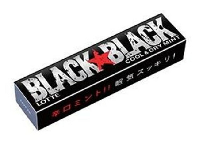 楽天市場】ロッテ ロッテ キシリトールガム ブラックミント 14粒