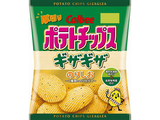 楽天市場】カルビー カルビー ポテトチップス ギザギザ のりしお味 60g