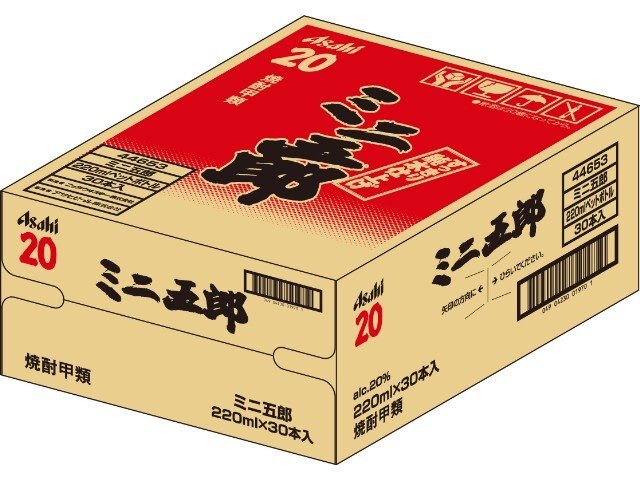楽天市場】アサヒビール アサヒビール 焼酎 ミニ五郎 25度