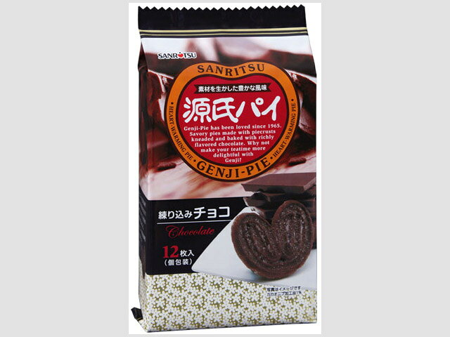 楽天市場】三立製菓 源氏パイ 練り込みチョコ(14枚入) | 価格比較