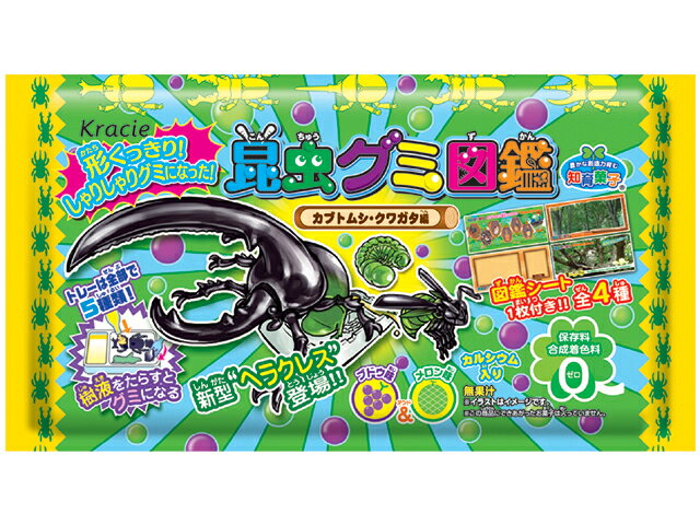 楽天市場】クラシエ 昆虫グミ図鑑 カブトムシ・クワガタ編(19g) | 価格