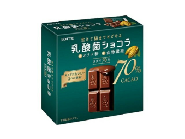 楽天市場】ロッテ ロッテ 乳酸菌ショコラ カカオ70 48g | 価格比較