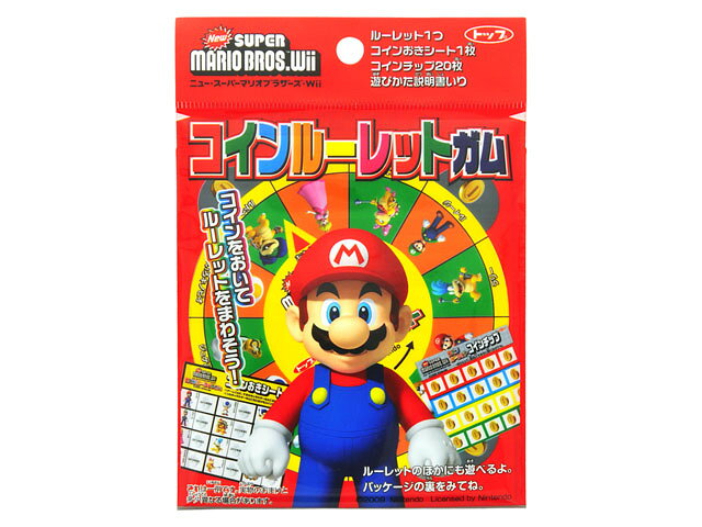 楽天市場】トップ製菓 スーパーマリオ 絵あわせカードガム 1枚 | 価格