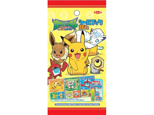楽天市場】トップ製菓 トップ製菓 ポケモンシールブックガム 1枚