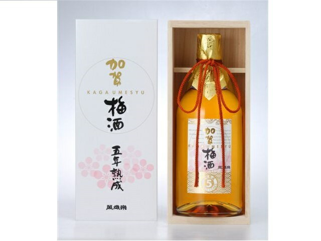 萬歳楽 加賀梅酒 5年熟成 桐箱入 720ml