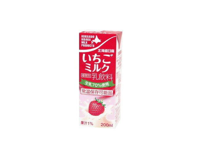 楽天市場】北海道日高乳業 北海道日高乳業 いちごミルク 200ml | 価格