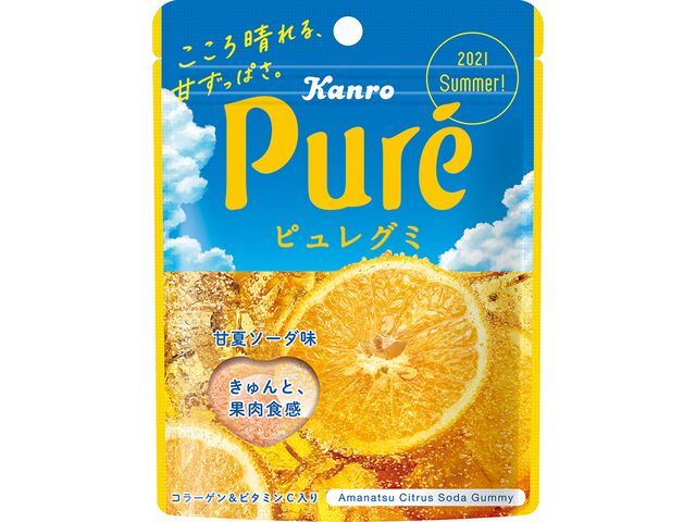 楽天市場】カンロ カンロ ピュレグミ 春空ピングレソーダ 52g | 価格