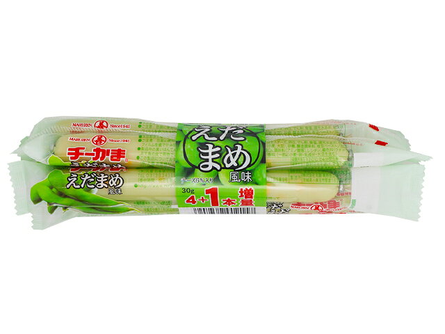 楽天市場】丸善 丸善 チーかま 枝豆風味 4本束+1本増量BOX 30gX5