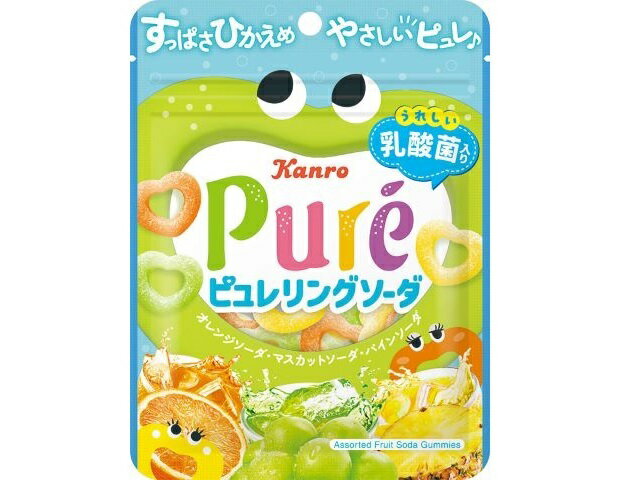 楽天市場】カンロ カンロ ピュレグミ 春空ピングレソーダ 52g | 価格