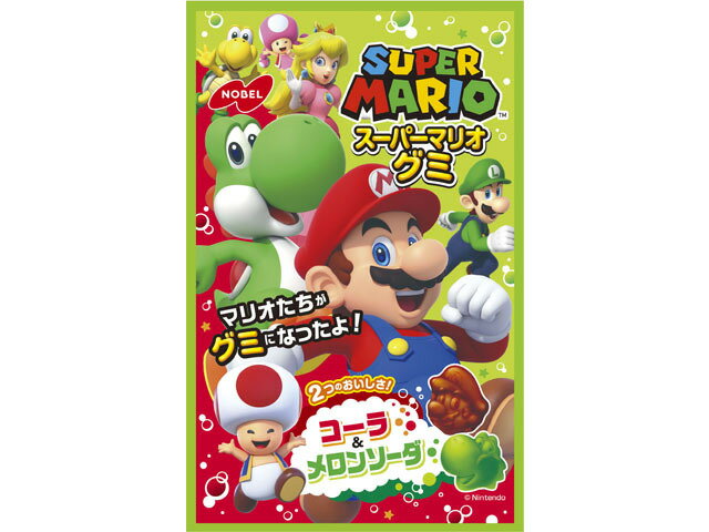 楽天市場】ノーベル製菓 ノーベル製菓 スーパーマリオグミ コーラ