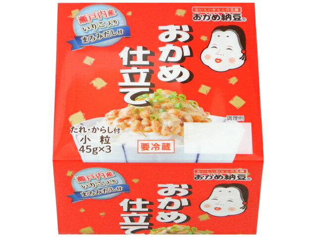 おかめなっとう 極小粒ミニ3｜商品情報｜タカノフーズ株式会社