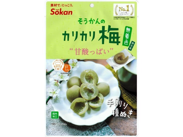 壮関 そうかんのカリカリ梅 無着色 56g