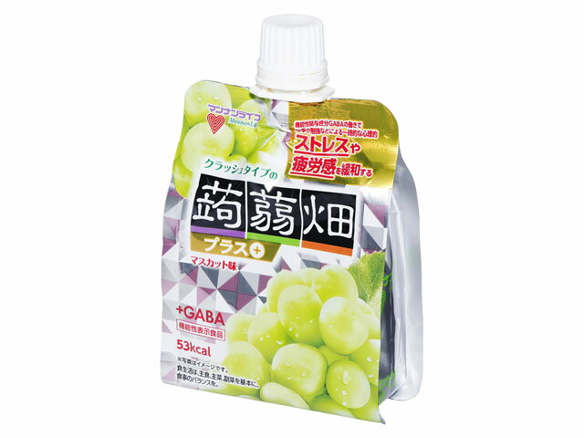 マンナンライフ クラッシュタイプの蒟蒻畑プラス マスカット味 150g