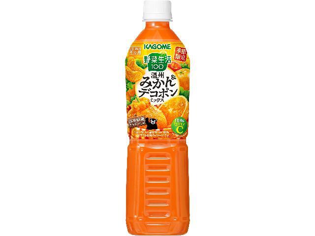 カゴメ 野菜生活100 温州みかんデコポンミックス 720ml