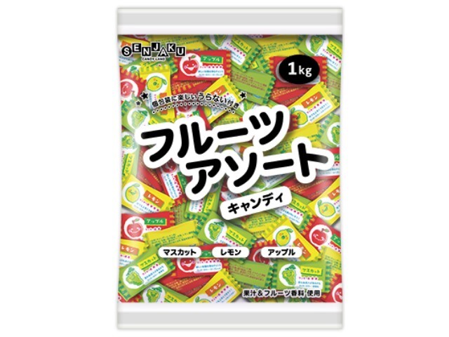 扇雀飴本舗 フルーツアソートキャンディ 1Kg