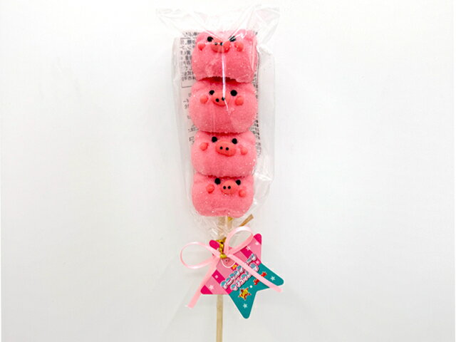 YSI アニマルフルーツ串マシュマロ ぶた 40g