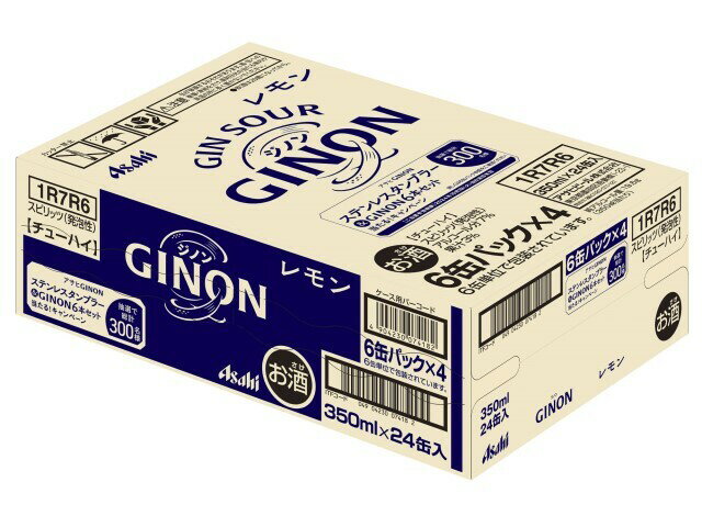 楽天市場】アサヒビール アサヒ ジノン レモン 6缶パック 24年CPパック