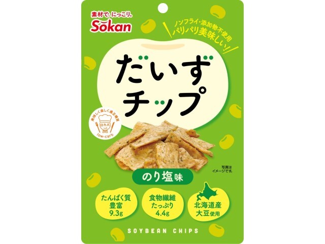 壮関 だいずチップ のり塩味 23g