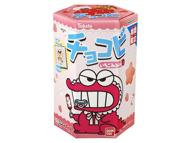 楽天市場】バンダイ クレヨンしんちゃん チョコビ いちごみるく味