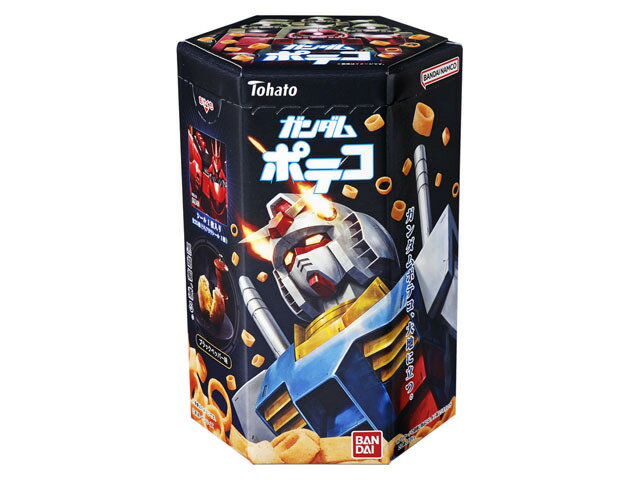 バンダイ ガンダムポテコ ブラックペッパー味 23g