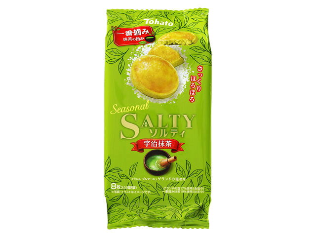 楽天市場】東ハト 東ハト Seasonalソルティ 宇治抹茶 8枚 | 価格比較