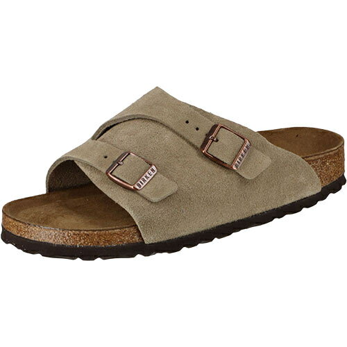BIRKENSTOCK メンズ レディース サンダル チューリッヒ Zurich Suede Leather Soft Footbed トープ GC1009533 481
