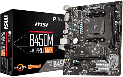 MSI マザーボード B450M-A PRO MAX