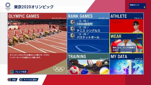 ＰＳ４　東京２０２０オリンピック　Ｔｈｅ　Ｏｆｆｉｃｉａｌ　Ｖｉｄｅｏ　Ｇａｍｅ　【ＰＳ４】