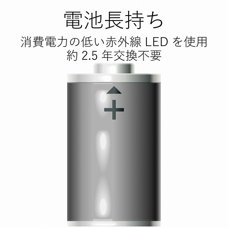 エレコム ワイヤレスマウス USB 3ボタン IR LED 省電力 M-IR07DRBK(1個入)