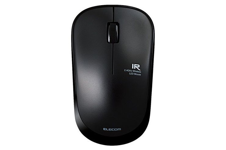 エレコム ワイヤレスマウス USB 3ボタン IR LED 省電力 M-IR07DRBK(1個入)