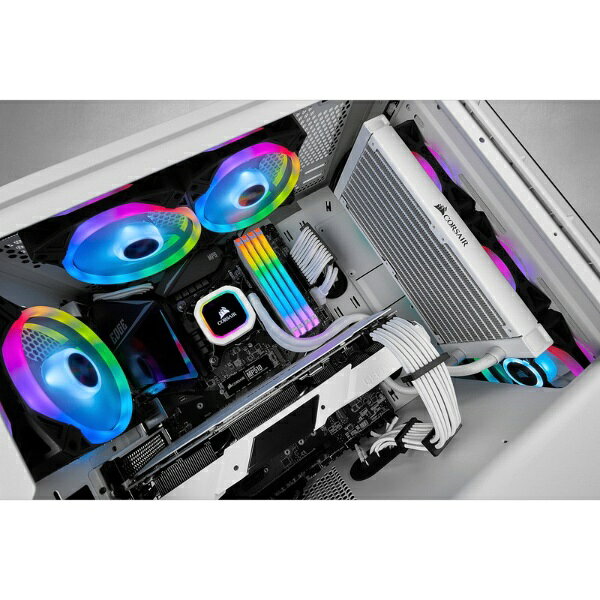 CORSAIR iCUE対応 QL120 RGB 120mm PWM シングルファン ブラック CO-9050097-WW