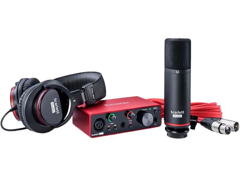 楽天市場】FOCUSRITE AUDIO ENGINEERING SCARLETT SOLO STUDIO PACK