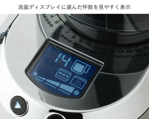 DeLonghi デディカ コーン式コーヒーグラインダー KG521J-M