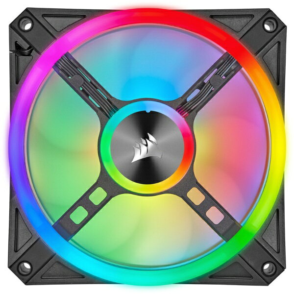 CORSAIR iCUE対応 QL120 RGB Triple Fan Kit ブラック CO-9050098-WW